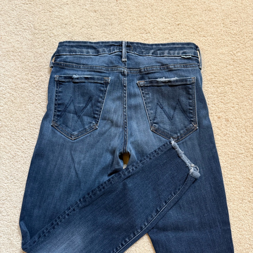 MOTHER Relaxed Dark Blue Jeans